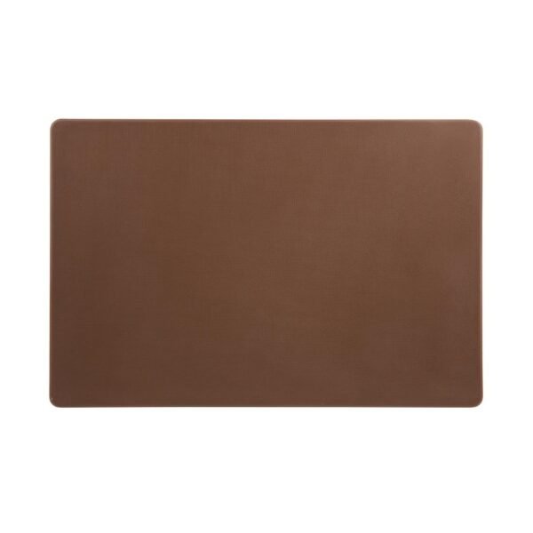 Hygiplas Thick Low Density Brown Chopping Board 450x300x20mm - view 2