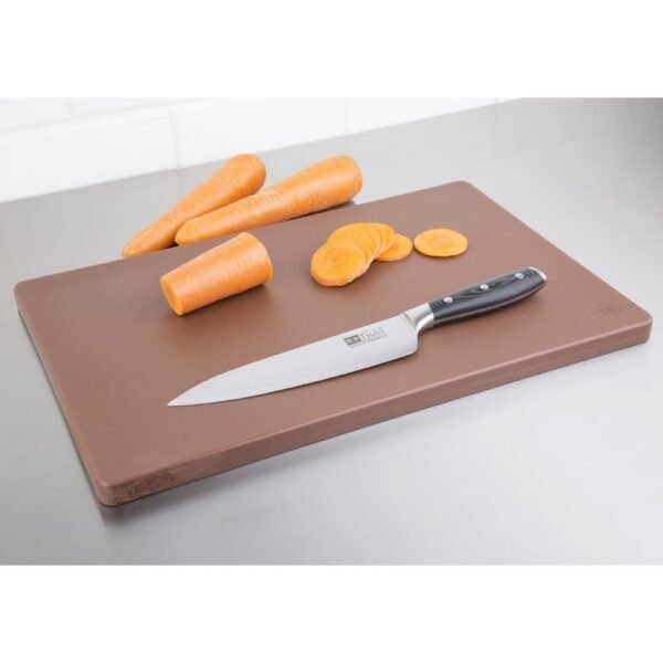 Hygiplas Thick Low Density Brown Chopping Board 450x300x20mm - view 7