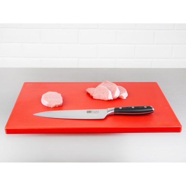 Hygiplas Thick Low Density Red Chopping Board 450x300x20mm - view 2