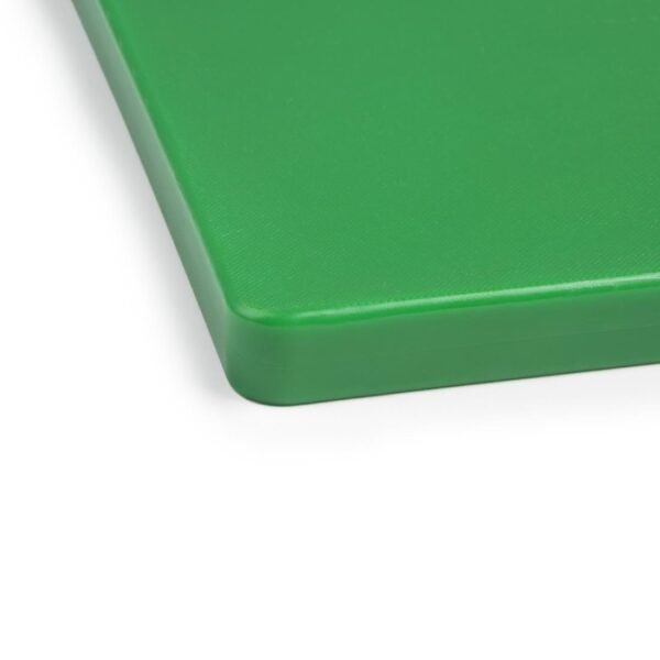 Hygiplas Thick Low Density Green Chopping Board 450x300x20mm - view 4