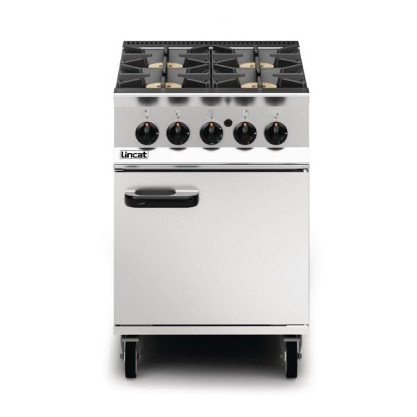 Lincat Opus 800 Natural Gas 4 Burner Range with Right Hand Door OG8001/N/RHD - view 3