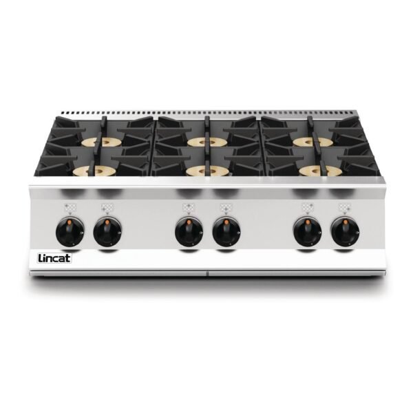 Lincat Opus 800 Propane Gas 6 Burner Boiling Top OG8004/P - view 3