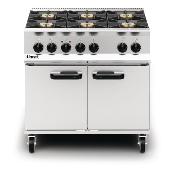 Lincat Opus 800 Propane Gas 6 Burner Dual Fuel Oven Range OD8007/P - view 3