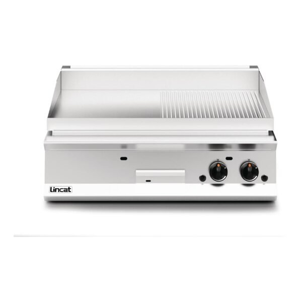 Lincat Opus 800 Half Ribbed Natural Gas Griddle OG8202/R/N - view 3
