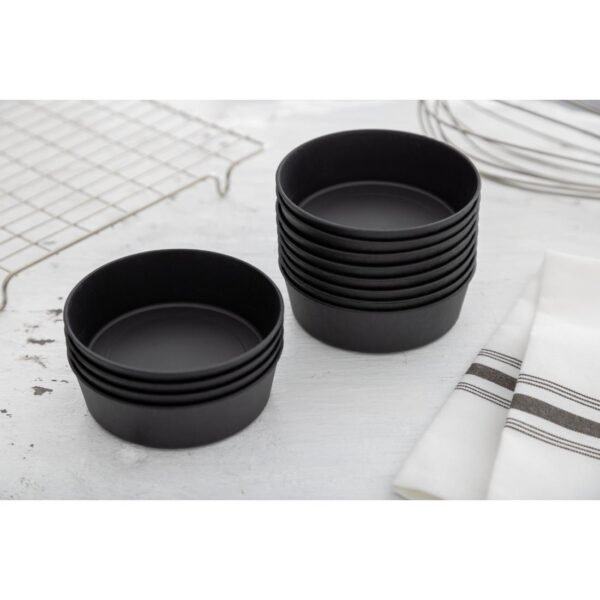 Matfer Bourgeat Exoglass Mini Pie Moulds Plain 100mm (12 Pack) - view 7