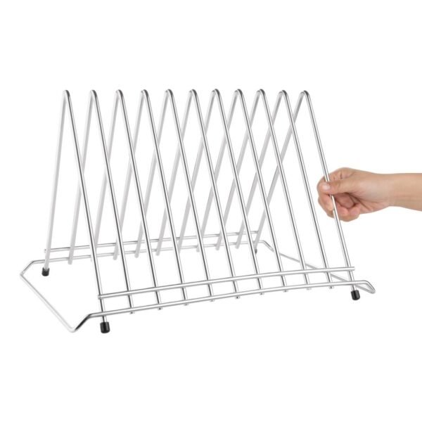 Hygiplas Heavy Duty Chopping Board Rack 10 Slots - view 2