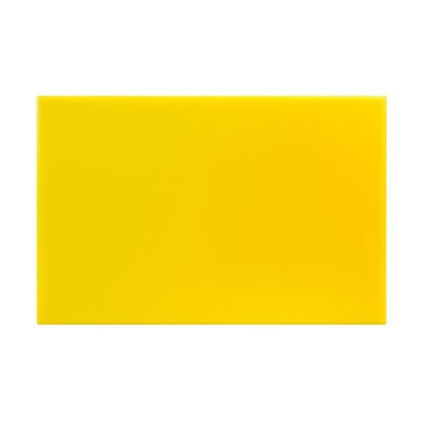 Hygiplas High Density Antibacterial Yellow Chopping Board 455x305x12mm - view 2