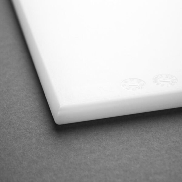 Hygiplas High Density Antibacterial White Chopping Board 455x305x12mm - view 4