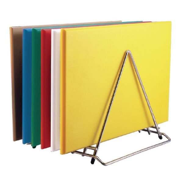 Hygiplas High Density Antibacterial Blue Chopping Board 455x305x12mm - view 5