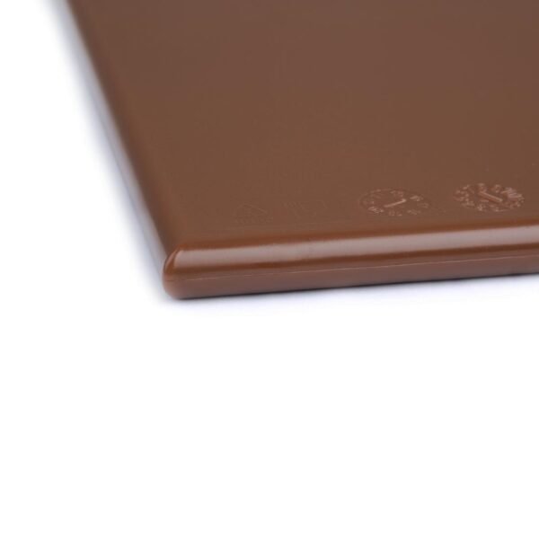 Hygiplas High Density Antibacterial Brown Chopping Board 455x305x12mm - view 3