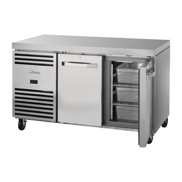 True Double Door 1/1 GN Counter Freezer TCF1/2-CL-SS-DL-DR - view 4