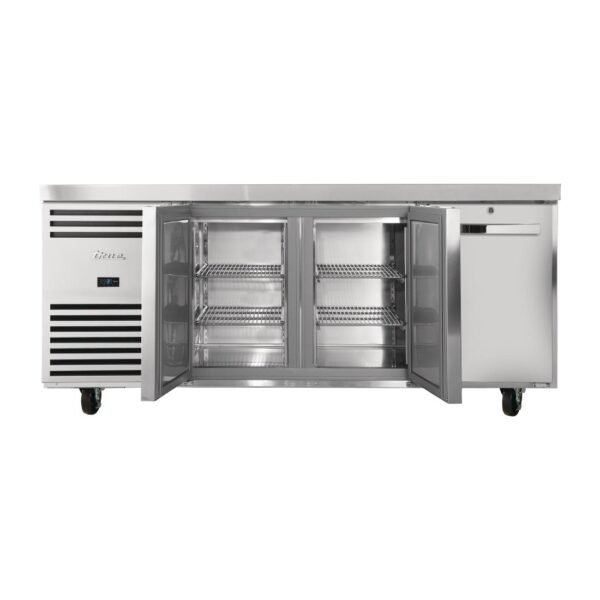 True 3 Door 1/1 GN Counter Fridge TCR1/3-CL-SS-DL-DR-DR - view 4
