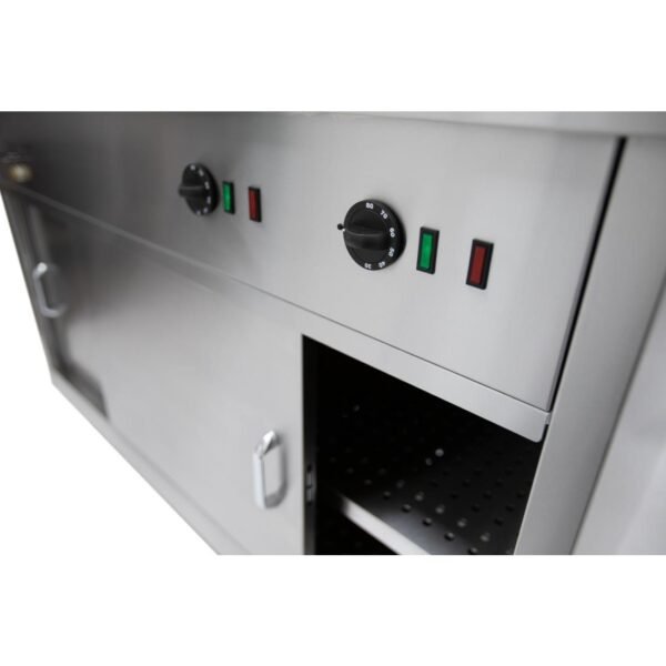 Parry Mobile Hot Cupboard with Bain Marie Top HOT12BM - view 5