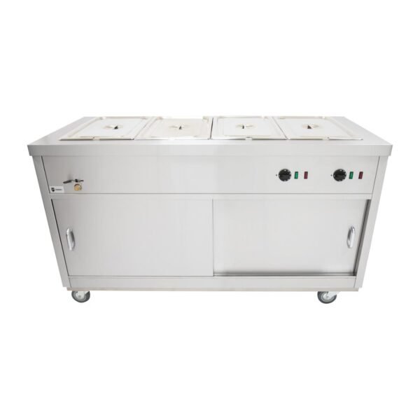 Parry Mobile Hot Cupboard with Bain Marie Top HOT15BM - view 2