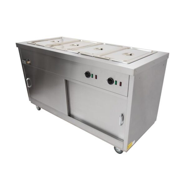 Parry Mobile Hot Cupboard with Bain Marie Top HOT15BM - view 4
