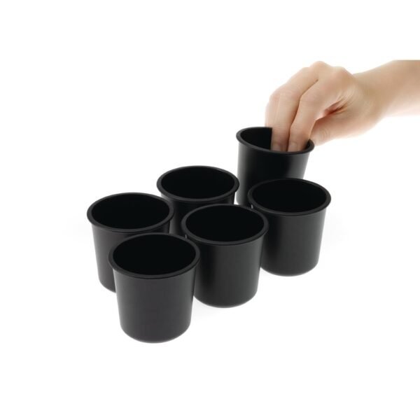 Matfer Bourgeat Exoglass Dariole Mould 55mm (6 Pack) - view 2