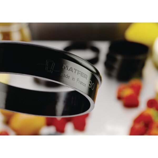 Matfer Bourgeat Exoglass Tart Ring 80mm - view 3