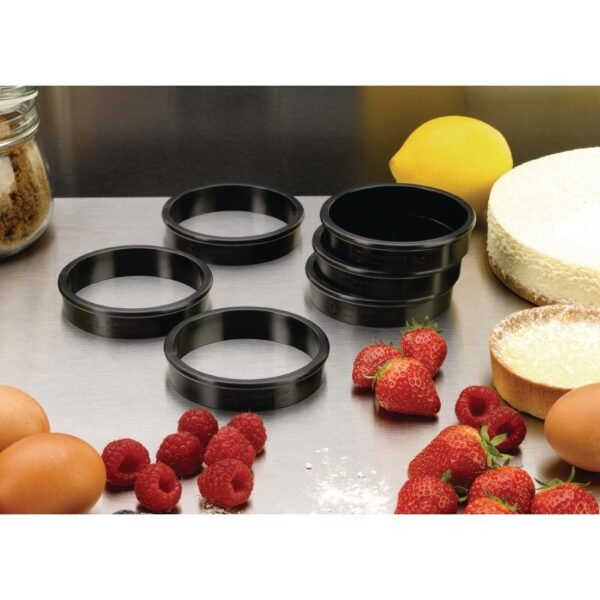 Matfer Bourgeat Exoglass Tart Ring 80mm - view 4