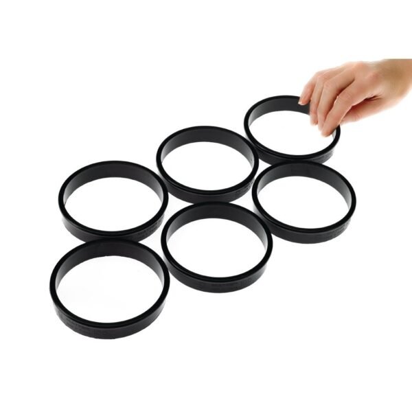Matfer Bourgeat Exoglass Tart Ring 100mm (6 Pack) - view 2