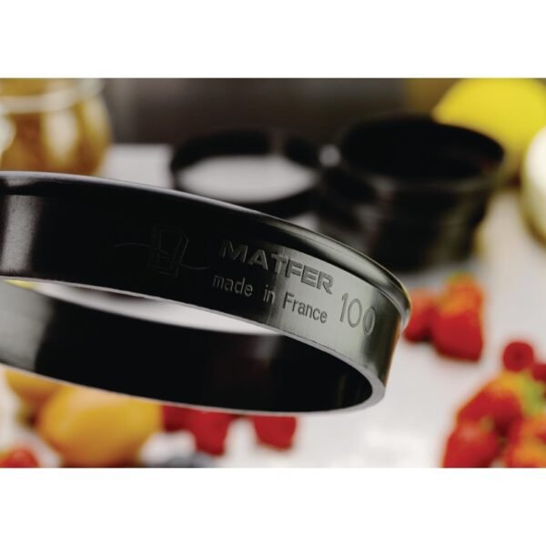 Matfer Bourgeat Exoglass Tart Ring 100mm (6 Pack) - view 3