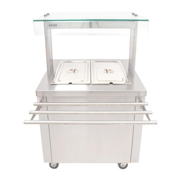 Parry Flexi-Serve Ambient Cupboard with Chilled Well & LED Illuminated Gantry FS-AW2Pack - view 6