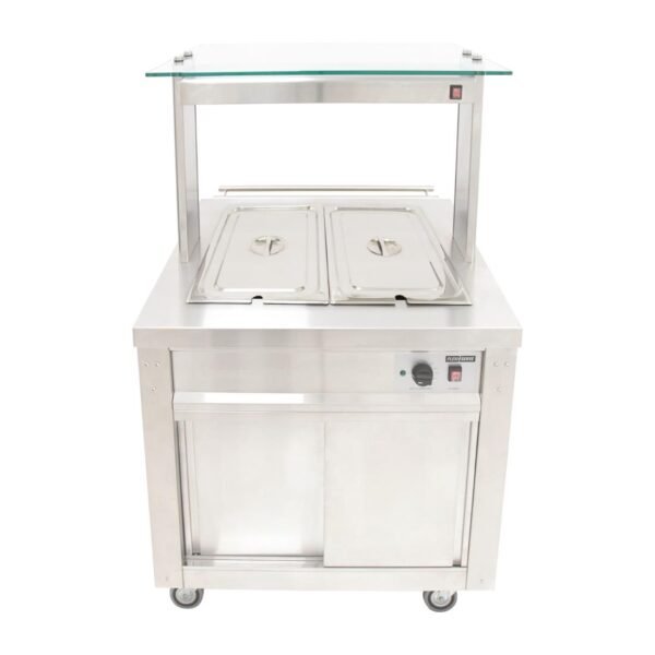 Parry Hot Cupboard with Dry Bain Marie Top and Quartz Heated Gantry FS-HB2PACK - view 4