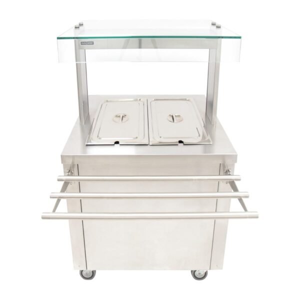Parry Hot Cupboard with Dry Bain Marie Top and Quartz Heated Gantry FS-HB2PACK - view 6