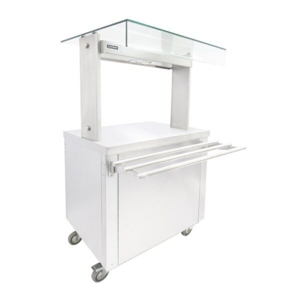 Parry Flexi-Serve Ambient Cupboard with Plain Top & LED Illuminated Gantry FS-A2Pack - view 4