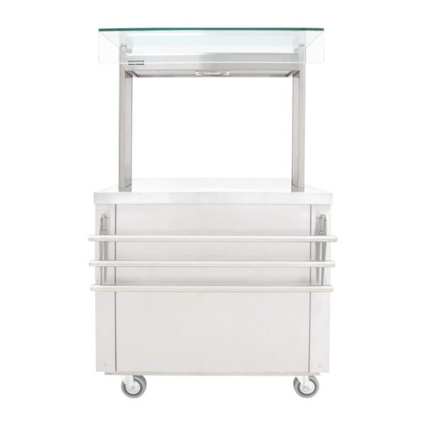 Parry Flexi-Serve Ambient Cupboard with Plain Top & LED Illuminated Gantry FS-A2Pack - view 5