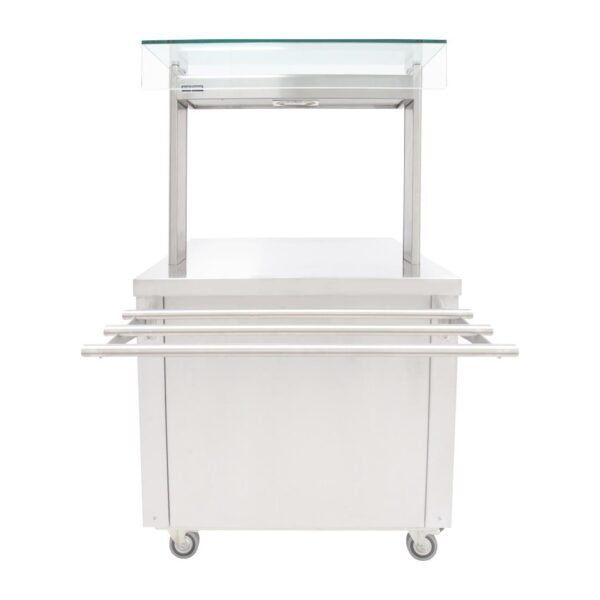 Parry Flexi-Serve Ambient Cupboard with Plain Top & LED Illuminated Gantry FS-A2Pack - view 6
