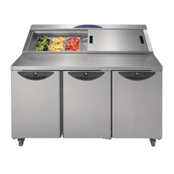 Williams Onyx 3 Door Refrigerated Prep Counter 616Ltr CPC3-SS - view 2