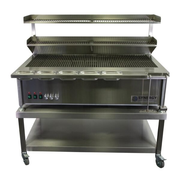 Synergy Grill Gas Chargrill with Garnish Rail and Slow Cook Shelf ST1300 - view 3