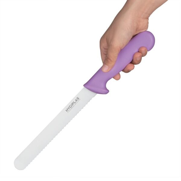 Hygiplas Bread Knife Purple 20cm - view 2