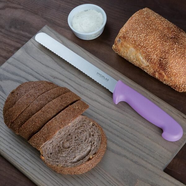 Hygiplas Bread Knife Purple 20cm - view 4