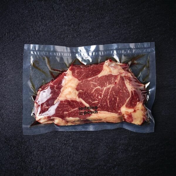 Sous Vide Compostable Vacuum Pouches - 300x400mm 80mU (200 Pack) - view 3