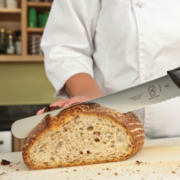 Mercer Culinary Millennia Wide Bread Knife Black 25.4cm - view 3