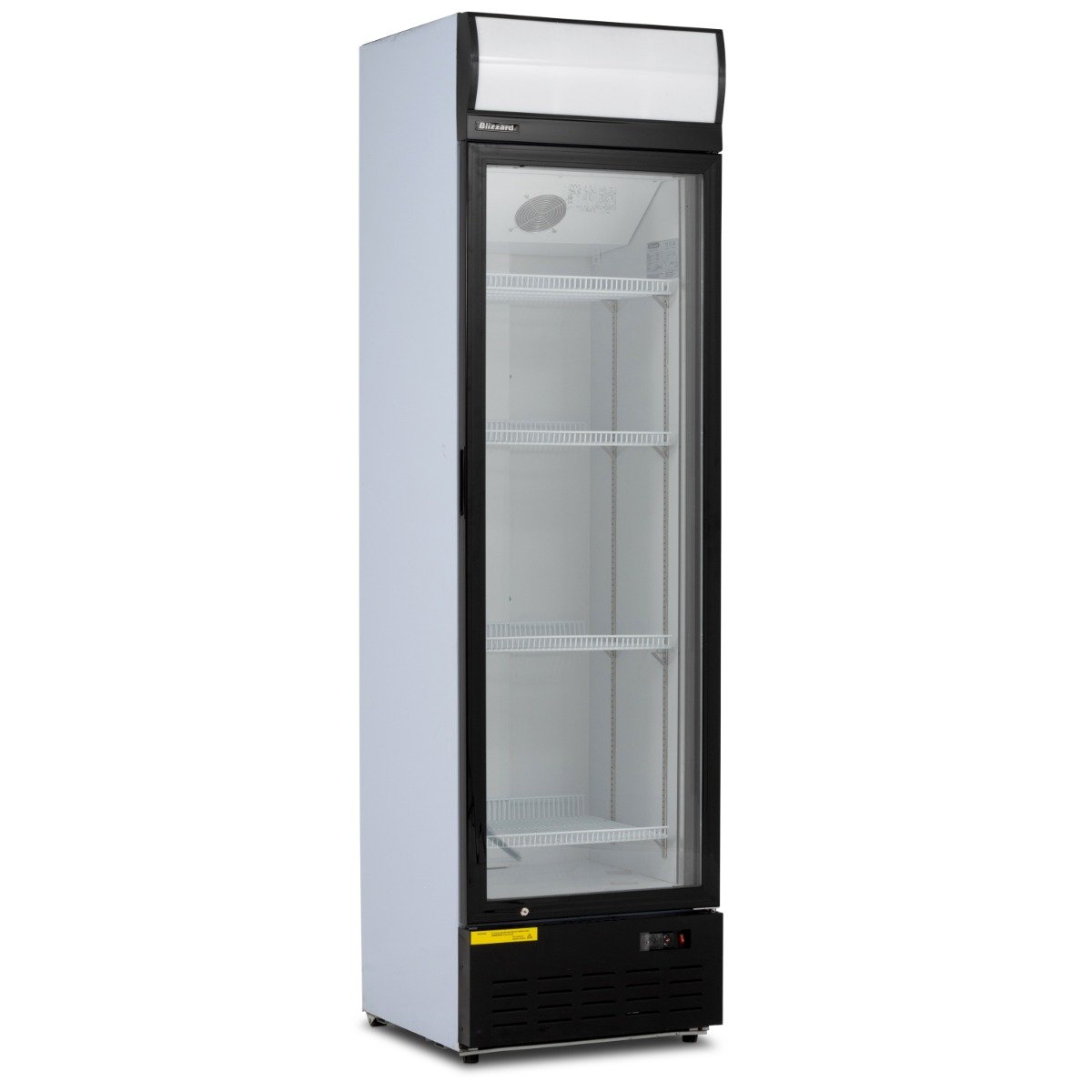 Blizzard Single Glass Door Display Merchandiser 350L