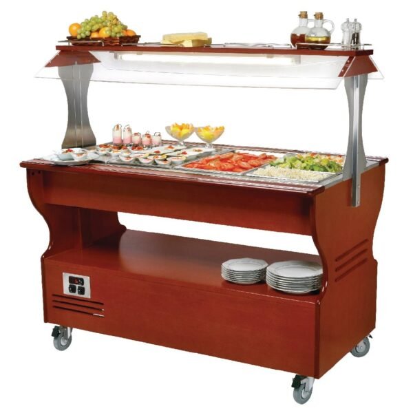 Roller Grill Chilled / Warm Salad Bar Dark SB40M - view 2