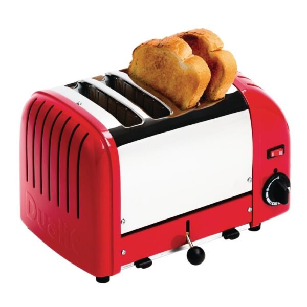 Dualit 4 Slice Vario Toaster Red 40353 - view 4