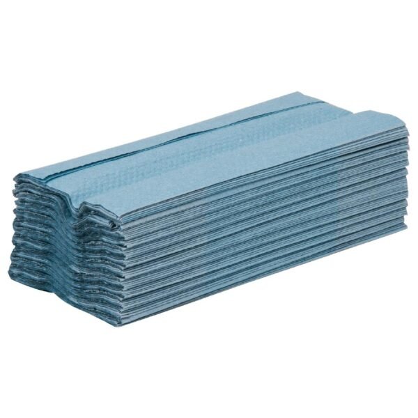 Jantex C Fold Paper Hand Towels Blue 1-ply 2880 sheets - view 6