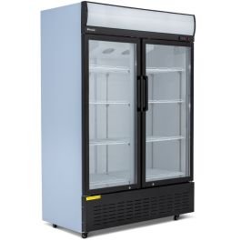 Blizzard Double Glass Door Display Merchandiser 908L