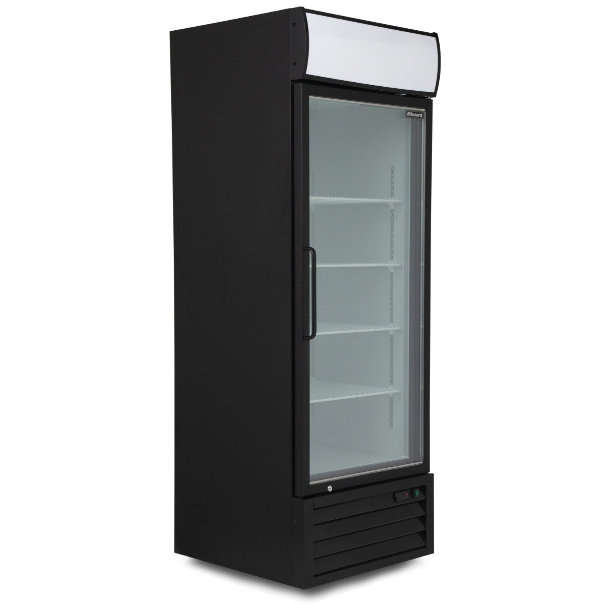 514L Single Hinged Glass Door Freezer Display Merchandiser