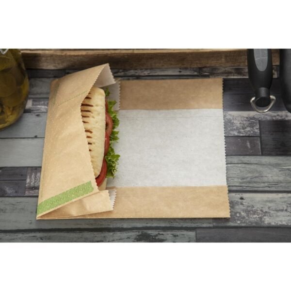 Vegware Compostable Kraft Panini Bags (500 Pack) - view 5