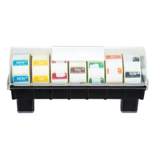 Hygiplas Removable Colour Coded Food Labels with 1" Dispenser - view 2