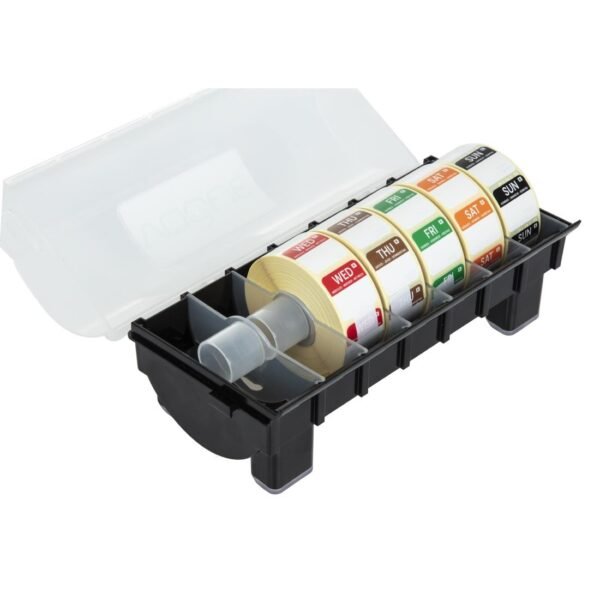 Hygiplas Removable Colour Coded Food Labels with 1" Dispenser - view 4