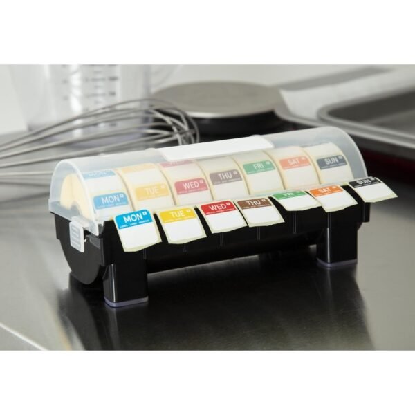 Hygiplas Removable Colour Coded Food Labels with 1" Dispenser - view 6