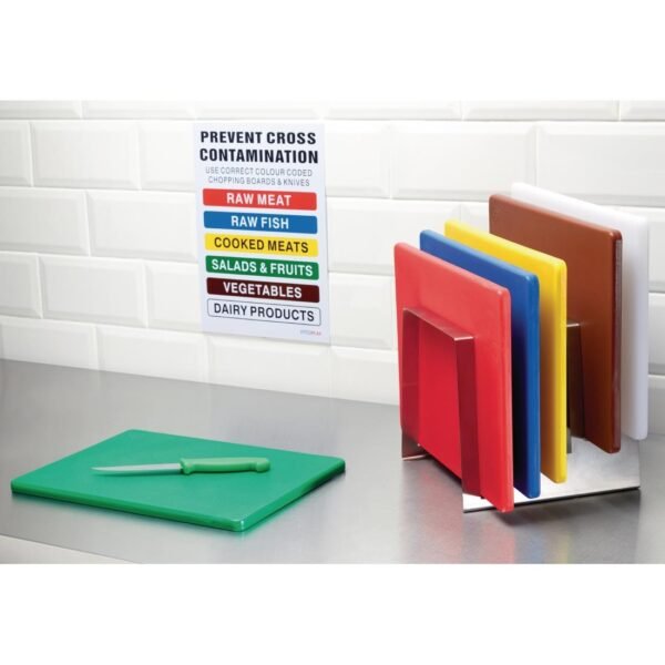 Hygiplas Low Density Blue Chopping Board Small 305x229x12mm - view 5