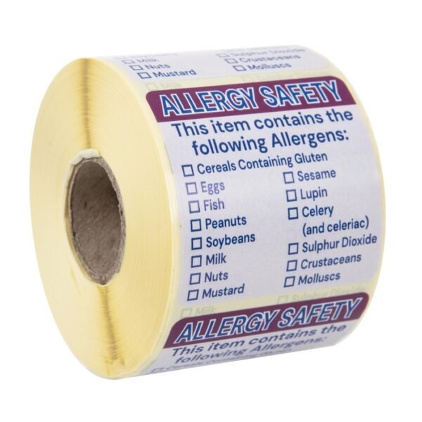 Hygiplas Allergen Food Labels (500 Pack) - view 2