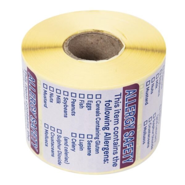 Hygiplas Allergen Food Labels (500 Pack) - view 3
