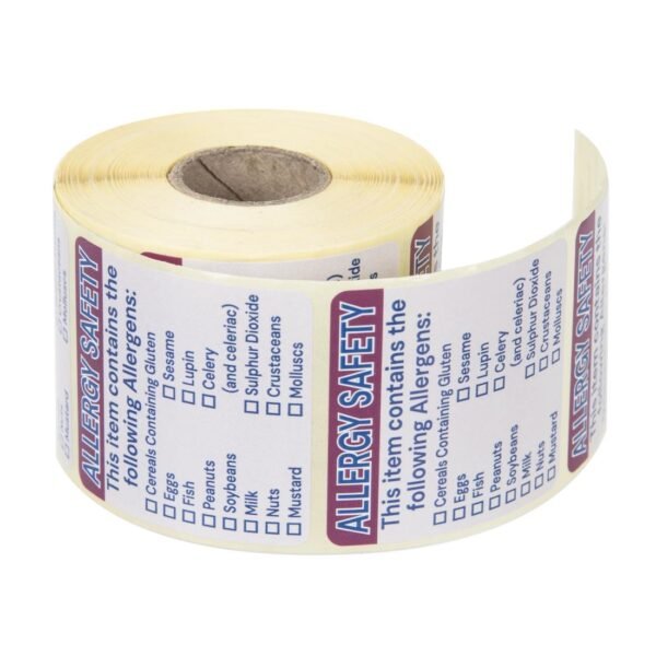 Hygiplas Allergen Food Labels (500 Pack) - view 4